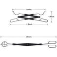 thumbnail image 4 of Wood Clip for Secure Fireplace Logs, Safely Hold Your Fuel with This Fire Clip Accessory Essential Campfire Companion, 4 of 5
