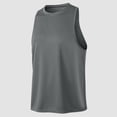 thumbnail image 4 of Men Sports Vest O Neck Sleeveless Stretchy Quick-dry Running Gym, 4 of 8