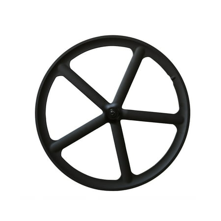 SOLOMONE CAVALLI 700c 5 Spoke All-in-one Bicycle Wheel Set Mag Wheelset for Fixie Fixed Gear Road Single Speed (Best Aero Road Bike Wheels)