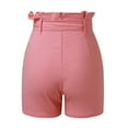 thumbnail image 5 of Womens Bermuda Shorts High Waisted Hem Distressed Ripped Casual Beach Vacation Trendy 2025 M-2XL, 5 of 5