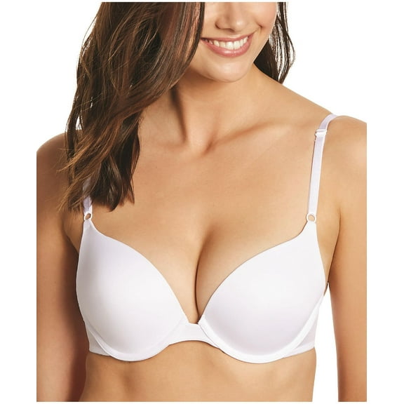Maidenform Push Up Convertible Shaping Underwire Bra 05809S - White, Size 40D