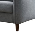 thumbnail image 3 of Furniture of America Terry Modern Chenille Skinny Sloped Arm Indoor Accent Chair, Gray, 3 of 5