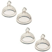 Nuk Silicone Orthodontic Wide-neck Medium Flow Size 1 Nipples (Pack of 4)