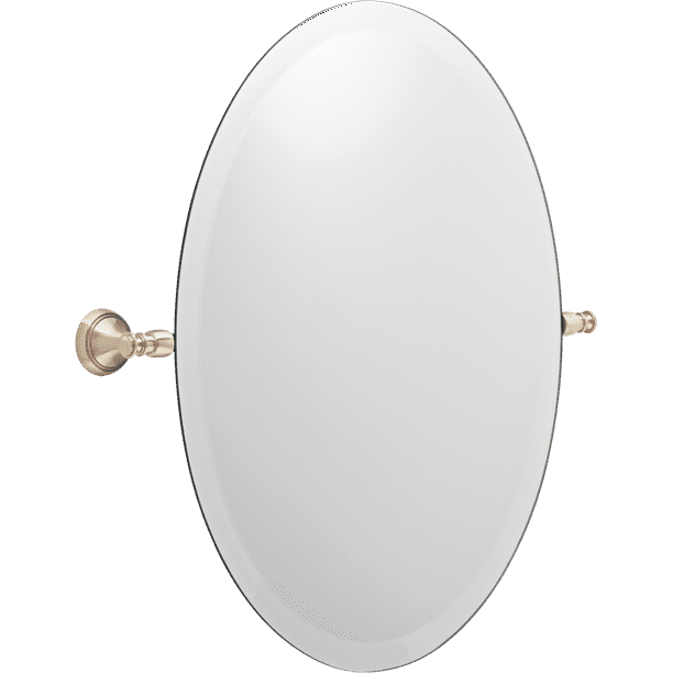Better Homes Gardens Safford 23 H X, Brushed Nickel Oval Vanity Mirror With Lights
