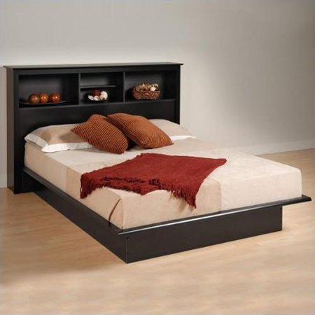 Prepac Sonoma Black Full Bookcase Platform Bed Prepac Sonoma Black Full Bookcase Platform Bed