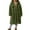 Army Green, variant on Efsteb Girls Winter Coat Long Thick Warm Coats Long Sleeve Button Lapel Fleece Jackets Casual Loose Overcoat (Brown,7 Years)