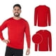 thumbnail image 3 of Playera Cuello Redondo Manga Larga para Caballero, Color Rojo, Talla Doble Extra Grande, 100% Poliéster. Yazbek C1304, 3 of 3