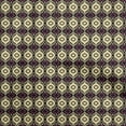 thumbnail image 1 of oneOone Cotton Jersey Black Fabric Asian Ikat Craft Projects Decor Fabric Printed By The Yard 58 Inch Wide, 1 of 4