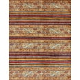 thumbnail image 1 of Ahgly Company Indoor Rectangle Abstract Brown Red Abstract Area Rugs, 2' x 5', 1 of 6