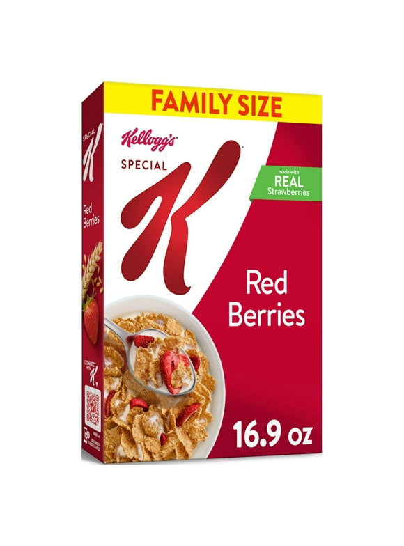Kellogg's Special K Red Berries Breakfast Cereal, Family Size, 16.9 oz Box