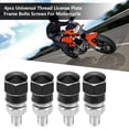 thumbnail image 4 of Garosa 4pcs Universal Thread License Plate Frame Bolts Screws For Motorcycle, License Plate Frame Bolts, License Frame Screw, 4 of 4