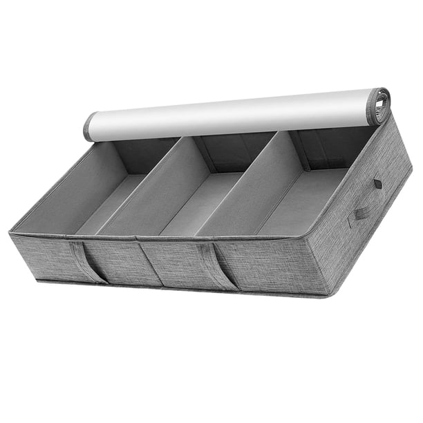 OULII Caja De Almacenamiento Plegable Para Ropa Y Mantas Organizador Multifuncional Para El Hogar
