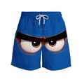 thumbnail image 2 of Pantalones Cortos de Cintura Elástica Divertidos Impresos Pantalones Cortos de Playa Secos Rápidos con Bolsillos, 2 of 5