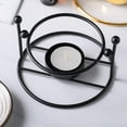 thumbnail image 7 of Romantic Ceramic Tealight Candle Holder Essential Oil Burner Diffuser Home Decoration Stylish , Black, 7 of 7
