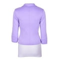 thumbnail image 2 of Auliné Collection Women's Casual Work Solid Color Knit Blazer, 2 of 2