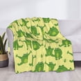 thumbnail image 4 of Throw Blanket for Couch, Funny Frogs Super Soft Fuzzy Comfy Warm Throw Blanket, Cuteness Lightweight Cozy Plush Flannel Blanket & Throws for Sofa and Bed All Season, 4 of 5