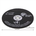 thumbnail image 4 of 45 Piezas 3 Pulgadas 75Mm Disco de Corte de Resina Disco de Corte de Fibra Hojas de Circular para Corte de Metal 75X1,6X10Mm, 4 of 8