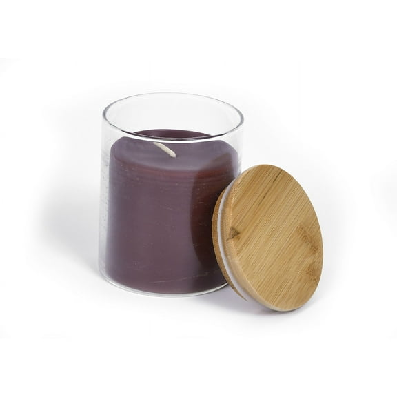 BeeTheLight Beeswax Jar Candle - 100% Pure USA Bees Wax in Glass Container - Orange Cinnamon Clove Aromatherapy Scented