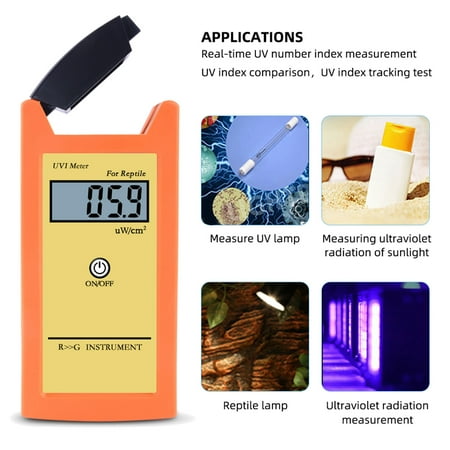 

Luminosity Measurement Tool - UVI UVI Tester High Accuracy UVI Detector UVI Test Instrument for Reptile UVI Meter Luminosity Measurement Tool