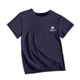 thumbnail image 6 of Jinhomg Kids Short Sleeve T-Shirts Quick Dry Mesh Breathable Sport Tee Summer Crew Neck Athletic Top for Big Boys Girls 2-18Y Back to School, 6 of 6