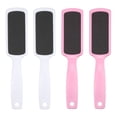 thumbnail image 1 of Unique Bargains 4 Pcs Coarse and Fine Dual Sided Foot File Pink and White, 1 of 7