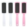 Unique Bargains 4pcs Coarse Fine Dual Sided Foot File Remove Dead Skin Pedicure Pink White