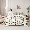 thumbnail image 4 of Manfei Cartoon Bow Letter C Monogrammed Twin Bedding Sets 7-Piece for Girls Teens,Polka Dots Vintage Bowtie Bedding Comforter Set for Kids,Luxury Bedroom Decor, 4 of 7