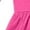 Hot Pink, variant on QTOCIO Toddler Girls Dresses, Baby Girl Summer Clothes, Children's Sling Backless Dress for Girls Recreational Sports Sleeveless Dress, Hot Pink, 4 Years