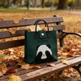 thumbnail image 5 of Women Canvas Tote Bag, Cute Panda Handbags, Casual Shoulder Work Bag for Shopping Travel Work (1PC, Army Green), 5 of 9