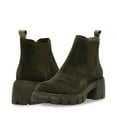 thumbnail image 6 of Steve Madden Howler Block Heel Platform Ankle Boots Olive Suede (6, Olive Suede), 6 of 6