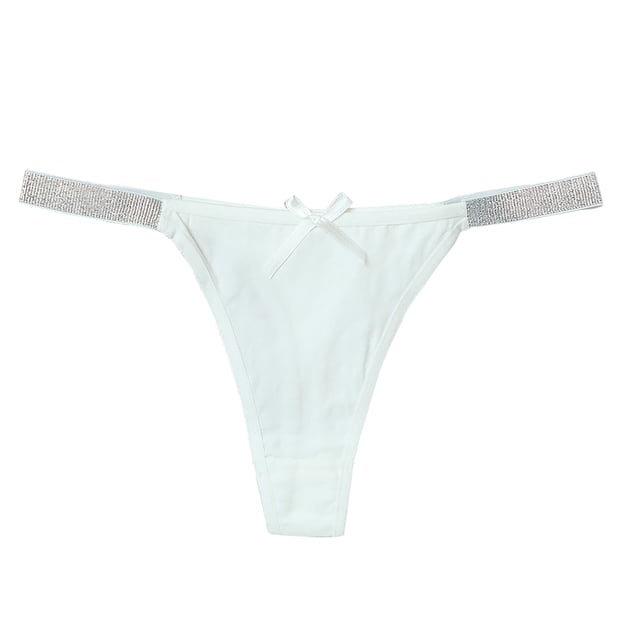 Rbaofujie Mode Femme Aguichant Transparent String Taille Basse Culottes String sous-Vêtements Shapewear String