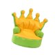thumbnail image 5 of Sofá para niños, sofá para niños, decoración de dormitorio, respaldo de corona de dibujos animados, sillón para niños, silla con reposabrazos, sofá verde, 5 of 8