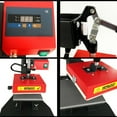 thumbnail image 3 of Heat Press Transfer Machine for T-Shirt, 350W 110V 15x15cm Logo Printing Machine Digital Sublimation Transfer Heat Press Logo Maker Printer for DIY Pen Printing, 3 of 6