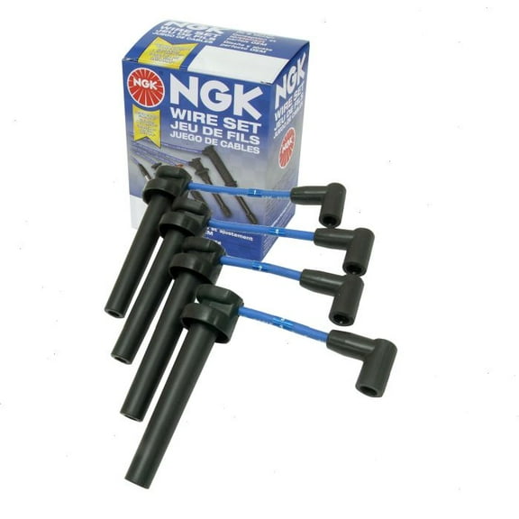 NGK Spark Plug Wire Set compatible with Jeep TJ 2.4L L4 2003-2006