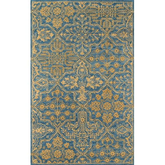 Momeni COSETCOS-1BLU7696 Indian Hand Tufted Area Rug, Blue - 7 ft. 6 in. x 9 ft. 6 in.