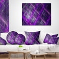 thumbnail image 4 of Designart Purple Abstract Metal Grill - Abstract Throw Pillow - 16x16, 4 of 5