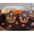 thumbnail image 6 of Disney The Nightmare Before Christmas 20-Ounce Stemless Wine Glasses | Set of 2, 6 of 7
