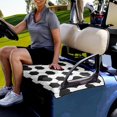 thumbnail image 3 of Xoenoiee Soccer Love Heart Print Golf Cart Seat Covers for Summer, Soft Microfiber Golf Cart Seat Blanket, Golf Cart Seat Towel for Club Car 2-Person Seats, 3 of 5