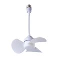 thumbnail image 3 of Esquirla Ceiling Fan No Light Creative Socket Fan for Living Room Dining Room Kitchen flexible hose fan, 3 of 8