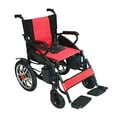 thumbnail image 4 of Culver Electric Power Wheelchair Scooter Fold & Travel Folding Safe Electric Wheelchair Motorized FDA Approved Aviation Travel Heavy Duty Power Wheelchair Silla de Ruedas Electrica (Li-on, Red), 4 of 10