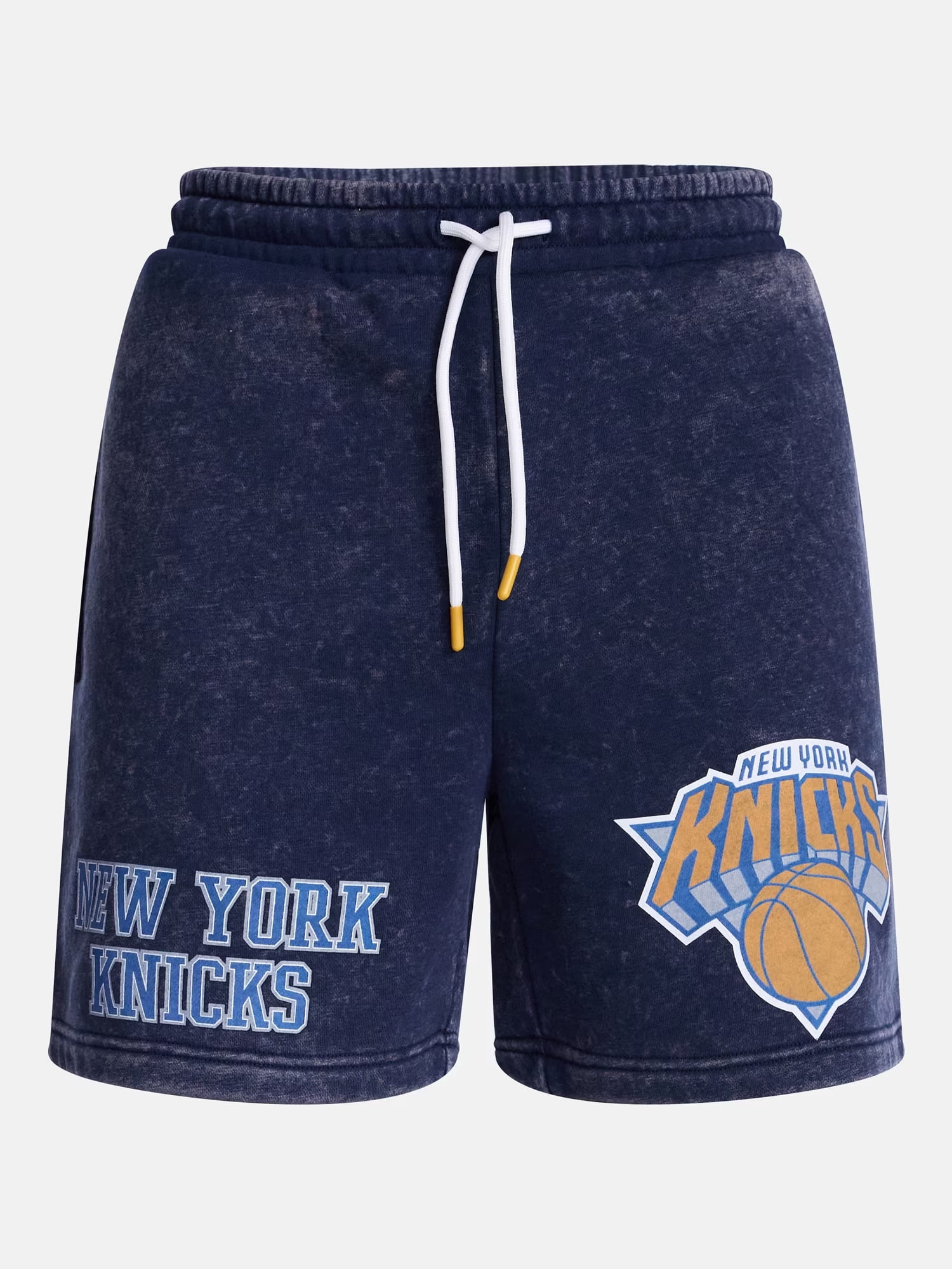 NBA, Men's & Men's Big and Tall Mineral Wash Graphic Shorts, New York Knicks, Sizes XS–5XB