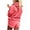 Watermelon Red winter 2 piece sets, variant on up to 60% off Gifts Womens Pajama Set Plush Homewear Matching Sets for Women Cozy Fleece Pullover Hoodies Tops and Shorts 2 Piece Outfits Casual Solid Sleepwear Loungewear Set Fall Saving