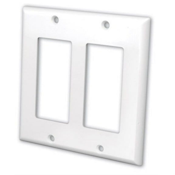 Decora Face Plate Dual White