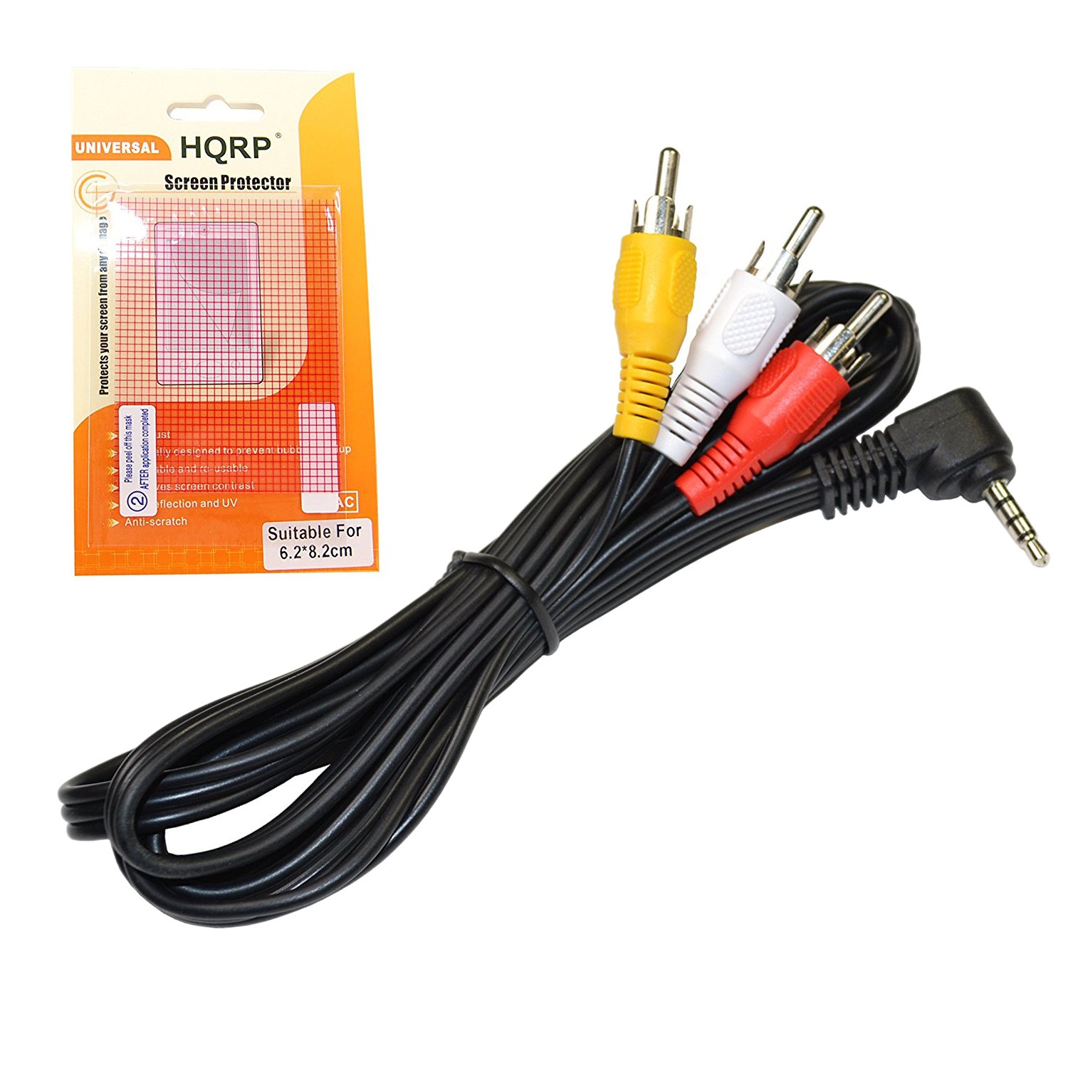 HQRP AV Audio Video Cable / Cord compatible with Panasonic PVDV100, PV