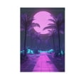 thumbnail image 6 of Yayeee Garden Flag 12" x 18" Double Sided Outdoor Yard Lawn Holiday Decorations, Pink Neon Road, 6 of 6