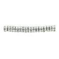 thumbnail image 1 of Yuarrent 50 piezas de cuentas espaciadoras hechas a mano de Rondelle de diamantes de imitación, joyería de cristal multicolor, pendientes de cuentas Artesanía Blanco 8MM50 Piezas Yuarrent HA062300-03, 1 of 6