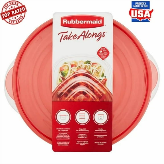 Food Storage Containers 15.7 Cup Microwave Safe Bpa Free Leak Proof 2 Pack New