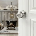 thumbnail image 2 of GYDEK Door knob,Keyed Entry Door Knob with Lock, Interior and Exterior Door Lock, Standard Ball, Satin Nickel, 2 of 8