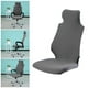 thumbnail image 5 of universales para sillas de oficina, de asiento extraíbles y lavables, para sillas de ordenador para silla de ordenador, funda de Gris Sunnimix Funda de asiento de oficina, 5 of 8