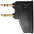 thumbnail image 1 of wonima11 QC 45 Airplane Headphone Adapter Compatible with Bose 700 QuietComfort 2 QC3 QC45 QC35 QC15 QC25 QC20 NC700 SoundLink SoundLink II AE2 and More Headphones, Golden Plated 3.5mm Jack, 1 of 1